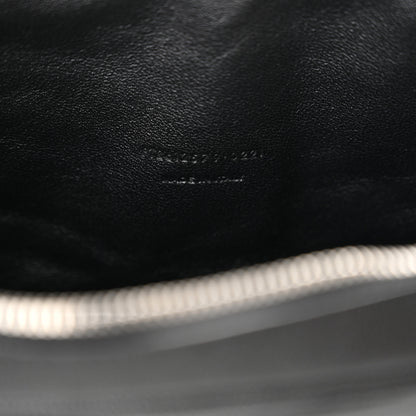 Saint Laurent Grain De Poudre Matelasse Monogram Mini Lou Camera Bag Black 7 of 10
