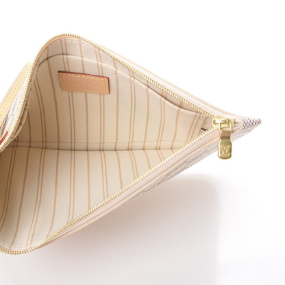 Louis Vuitton Damier Azur Neverfull MM GM Pochette 5 of 9