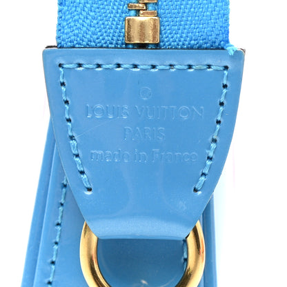 Louis Vuitton Vernis Valentine Mini Pochette Accessories Baby Blue Neon 6 of 8