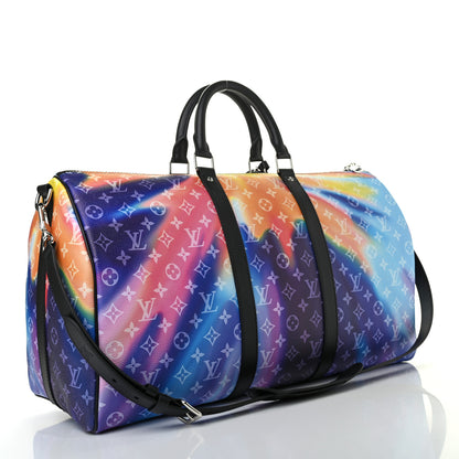 Louis Vuitton Monogram Sunset Keepall Bandouliere 50 Multicolor 2 of 7