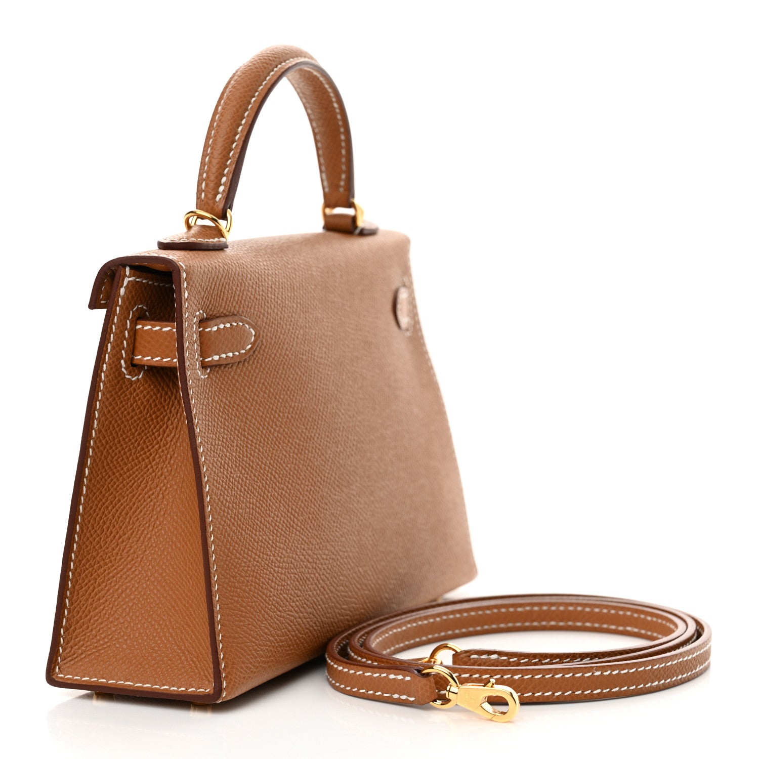 Hermes Epsom Mini Kelly Sellier 20 Gold 3 of 11