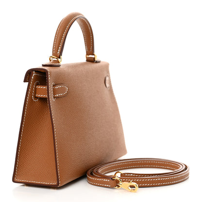 Hermes Epsom Mini Kelly Sellier 20 Gold 3 of 11