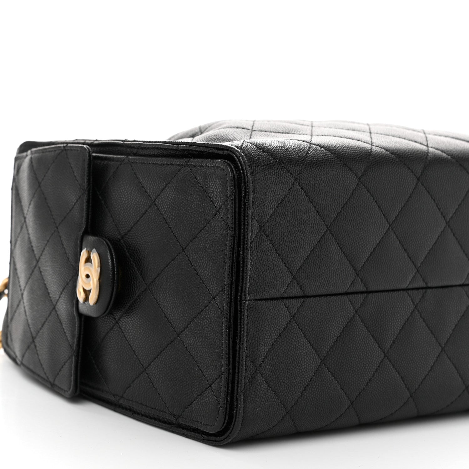 Chanel Caviar Quilted Small Chanel 25 Handbag Black 9 of 10