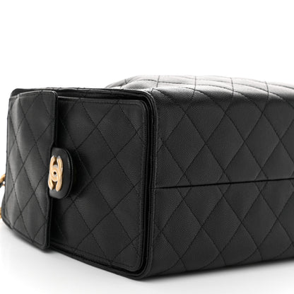 Chanel Caviar Quilted Small Chanel 25 Handbag Black 9 of 10