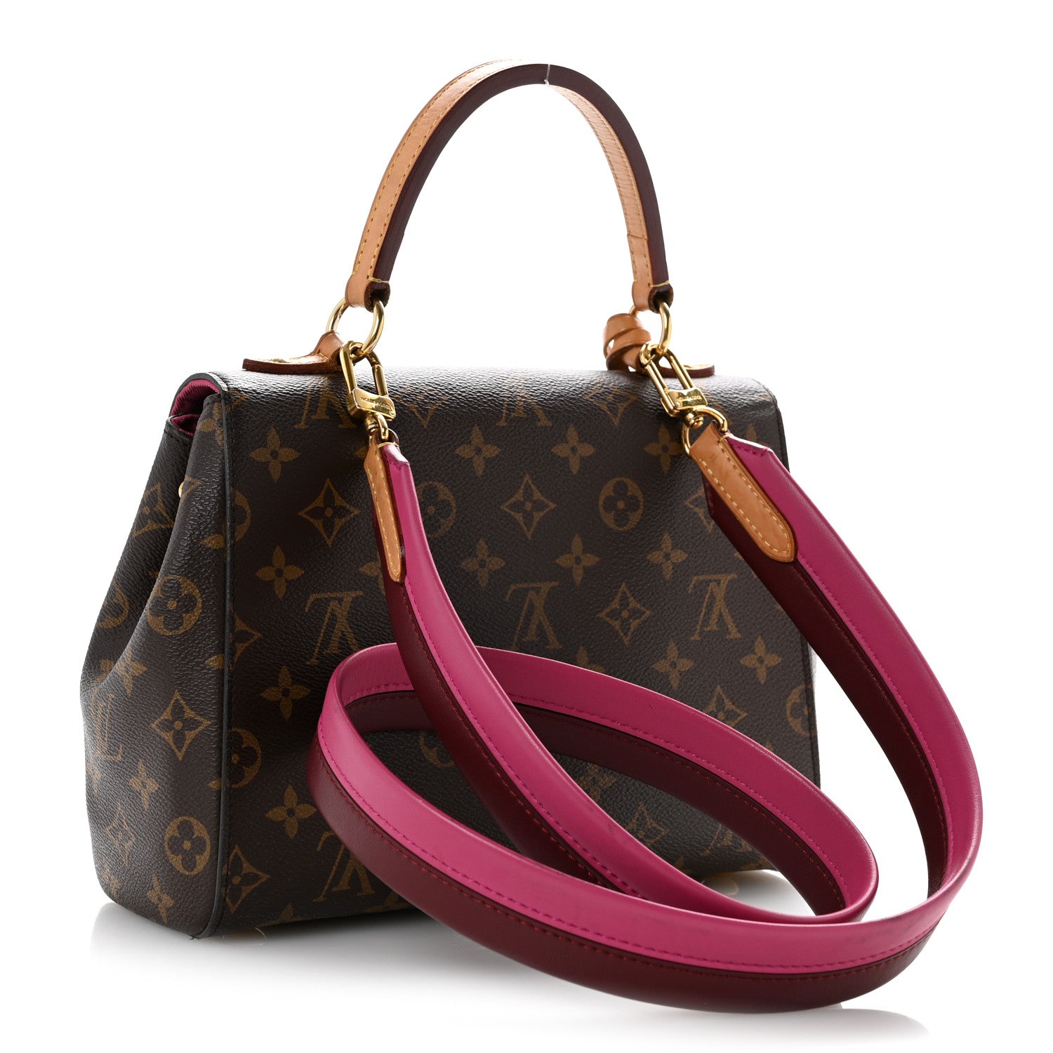 Louis Vuitton Monogram Cluny BB Bordeaux Fuchsia 3 of 13
