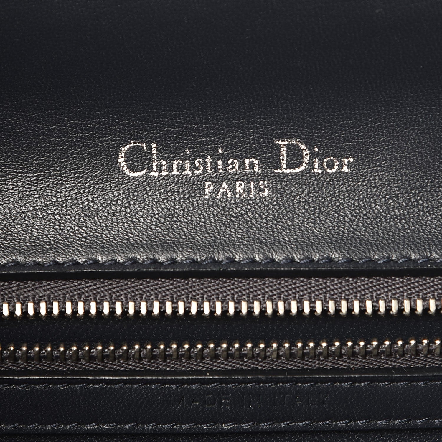 Christian Dior Metallic Patent Micro-Cannage Medium Diorama Flap Bag Silver 6 of 11