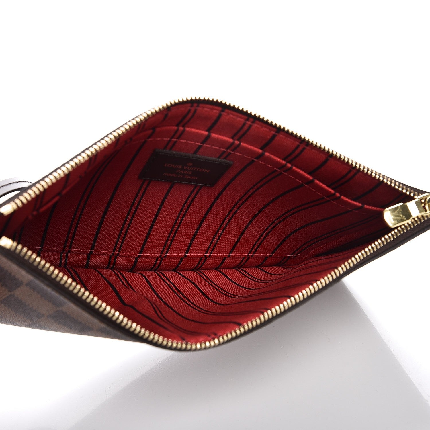 Louis Vuitton Damier Ebene Neverfull MM GM Pochette 5 of 7