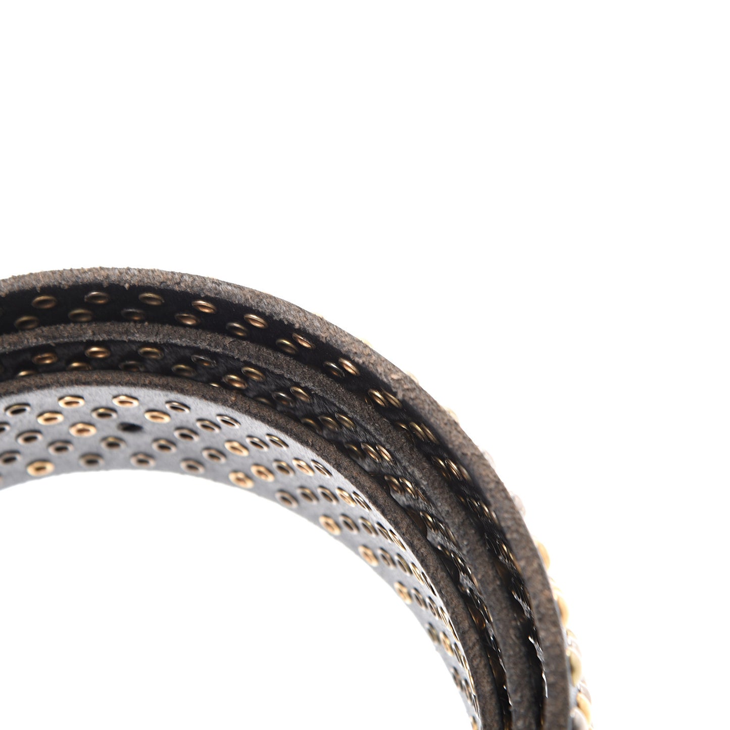 Calfskin Studded Feline Belt 120 40 Black