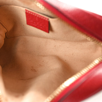 Gucci GG Supreme Monogram Flora Web Mini Ophidia Shoulder Bag Red 5 of 8