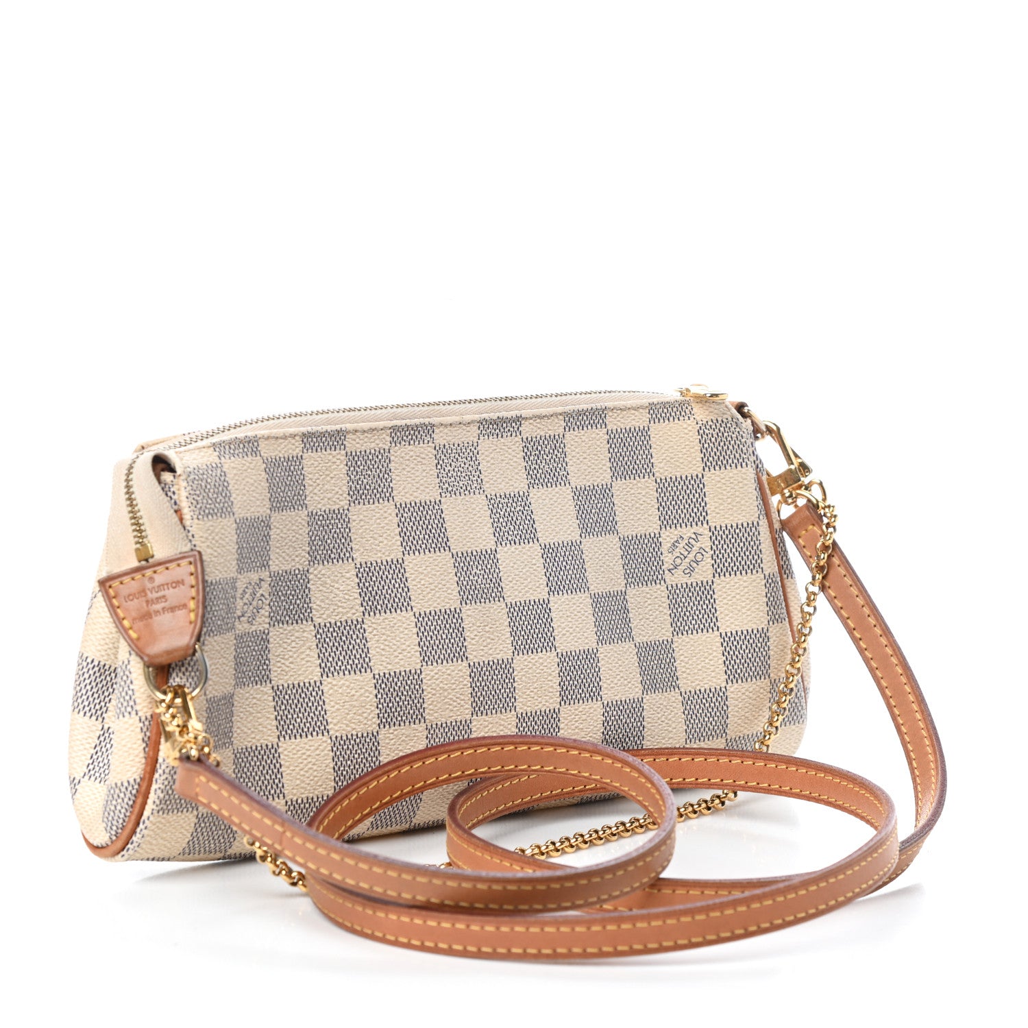 Louis Vuitton Damier Azur Eva Clutch 3 of 10
