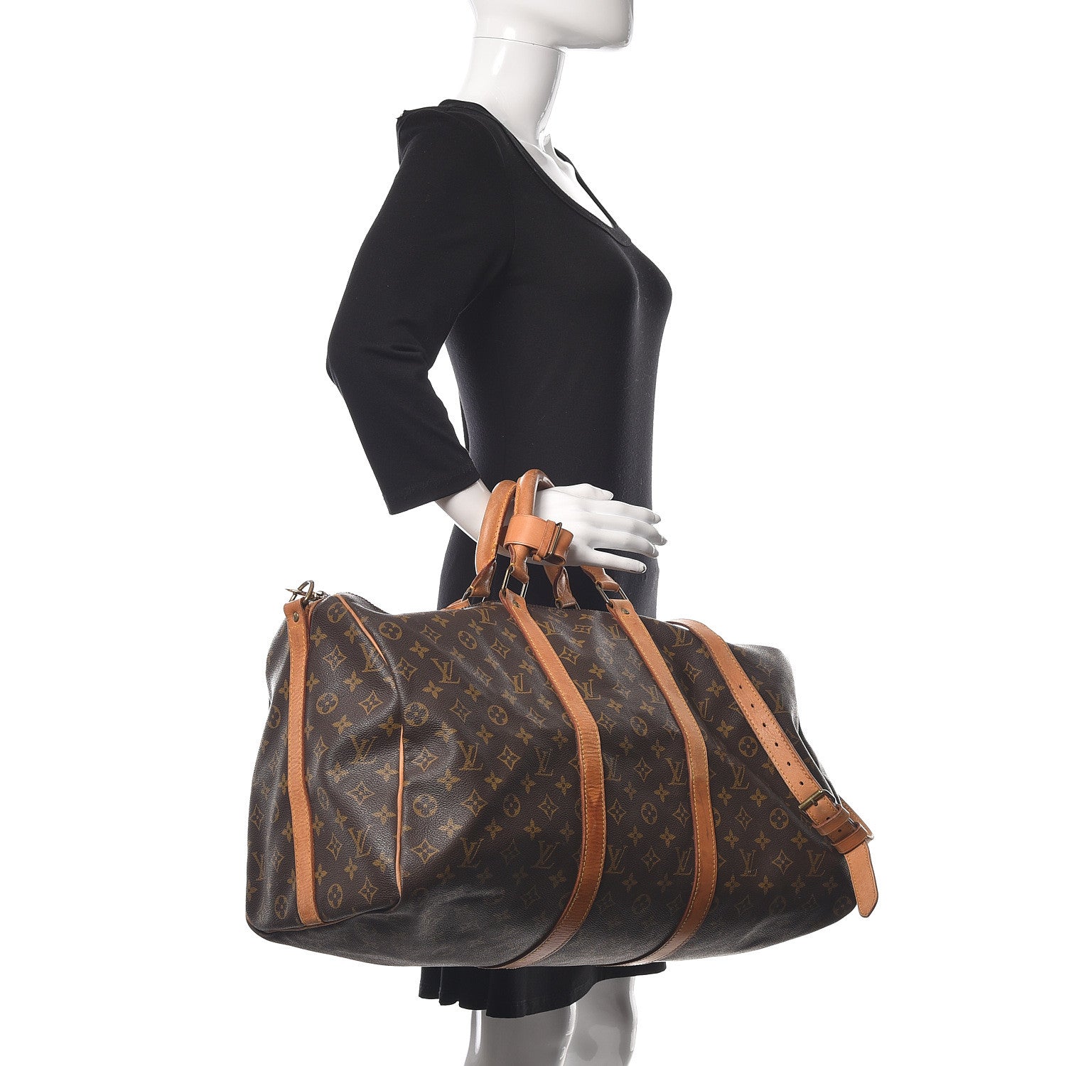 Louis Vuitton Monogram Keepall Bandouliere 50 3 of 24