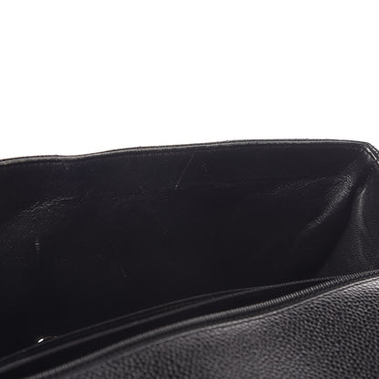 Chanel Caviar Quilted Jumbo Single Flap Black 13 of 16