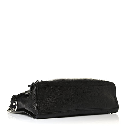 Balenciaga Chevre Silver Metallic Edge Hardware S City Black 3 of 6