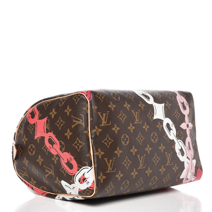 Louis Vuitton Monogram Bay Speedy 30 Rose Ballerine Poppy 4 of 7
