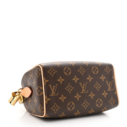 Louis Vuitton Monogram Speedy Bandouliere 20 Black 4 of 9