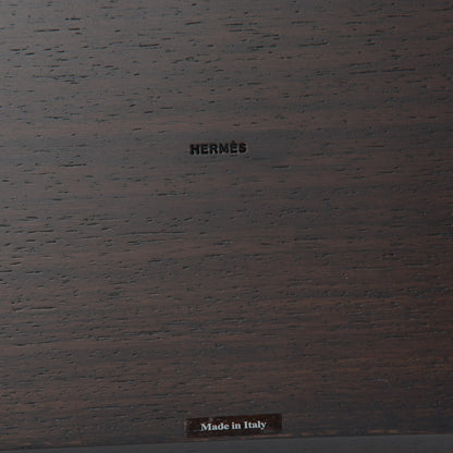 Hermes Maple Wood Taurillon Clemence Jepara Long Change Tray Feu 6 of 7