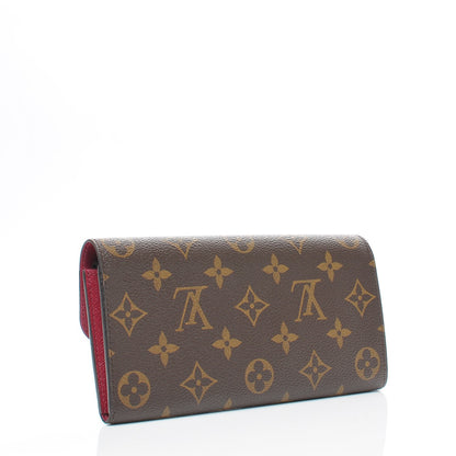 Louis Vuitton Monogram Emilie Wallet Fuchsia 3 of 7