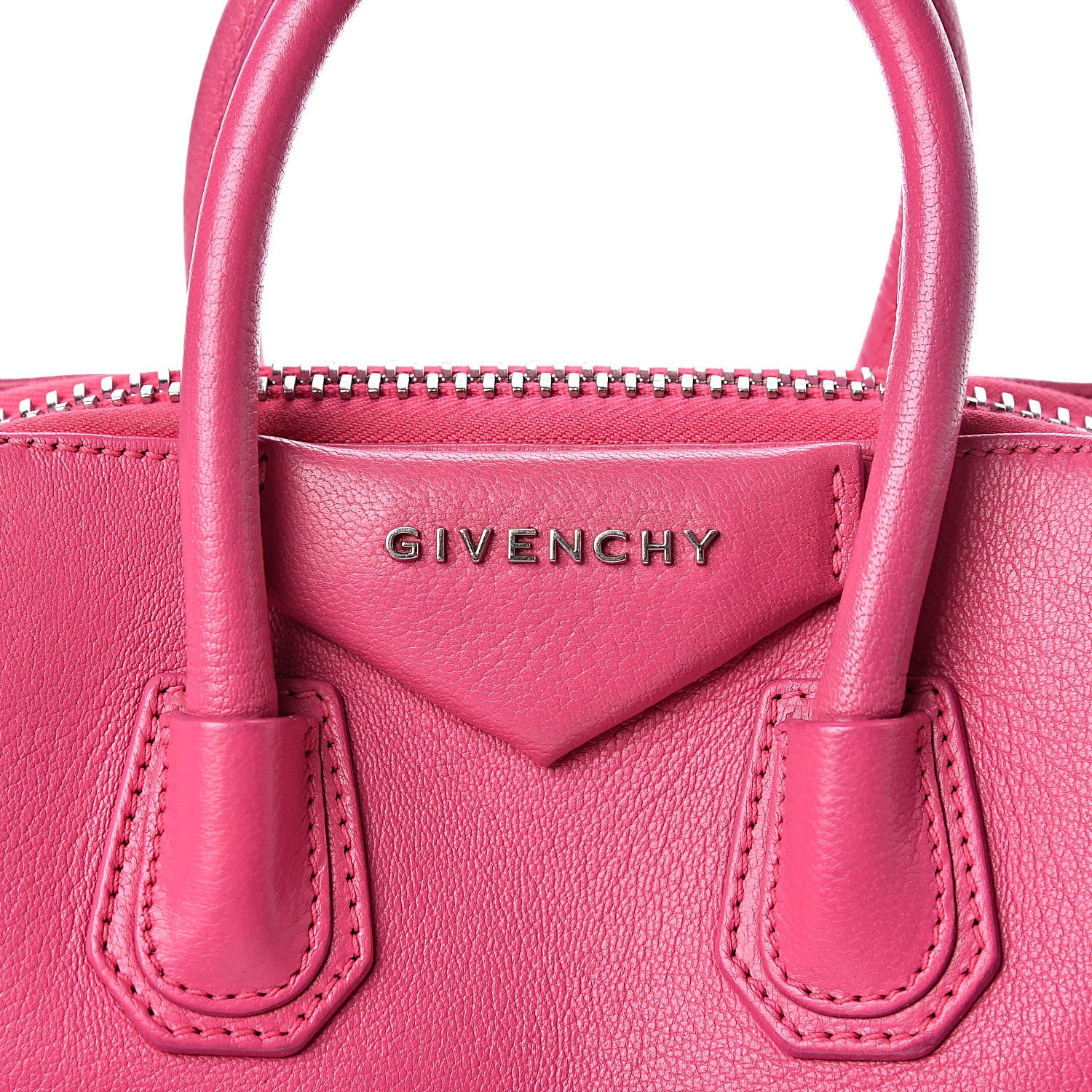 Givenchy Sugar Goatskin Mini Antigona Magenta 15 of 15