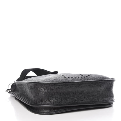Hermes Taurillon Clemence Evelyne III PM Black 4 of 11