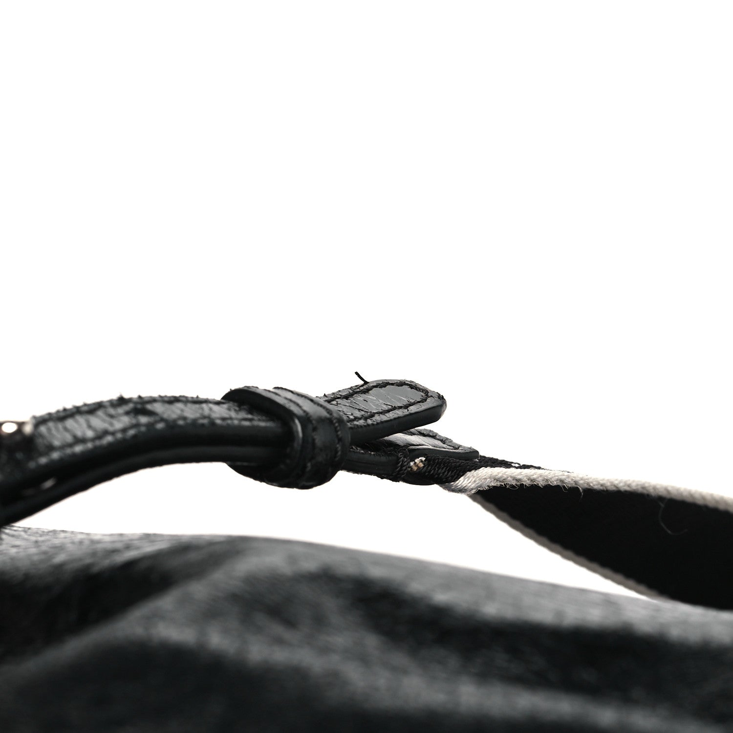 Givenchy Crinkled Patent Deerskin Mini Pandora Black 11 of 11