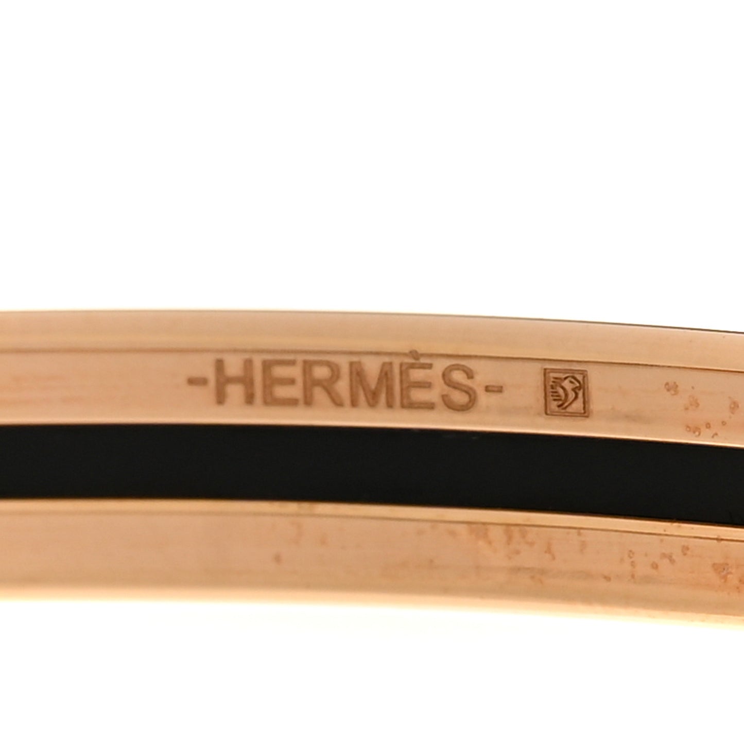 Enamel Printed Extra Narrow Fusion Bracelet 65  Rose Candeur Poussin