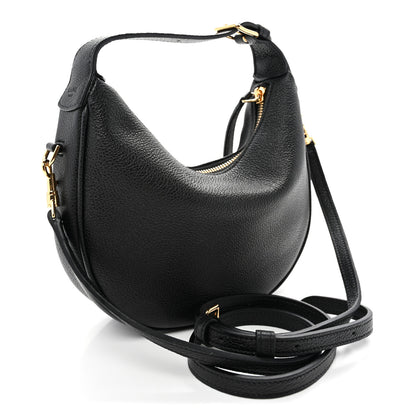 Celine Supple Grained Calfskin Teen Lulu Shoulder Bag Black 3 of 9