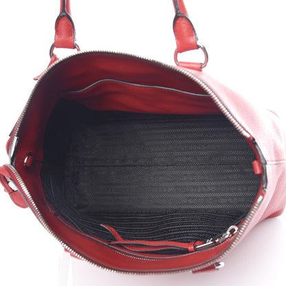 Prada Vitello Phenix Tote Rosso 6 of 11