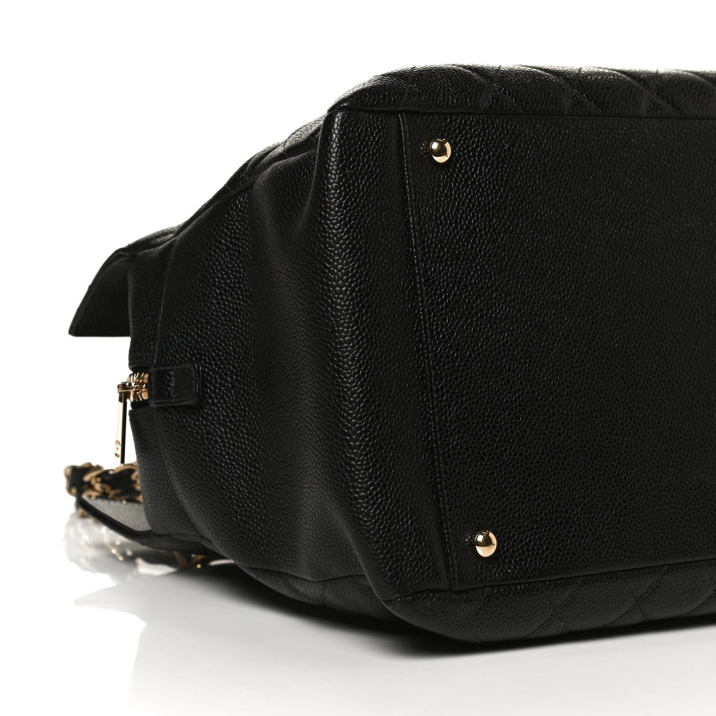 Caviar Quilted Grand Timeless Tote GTT Black