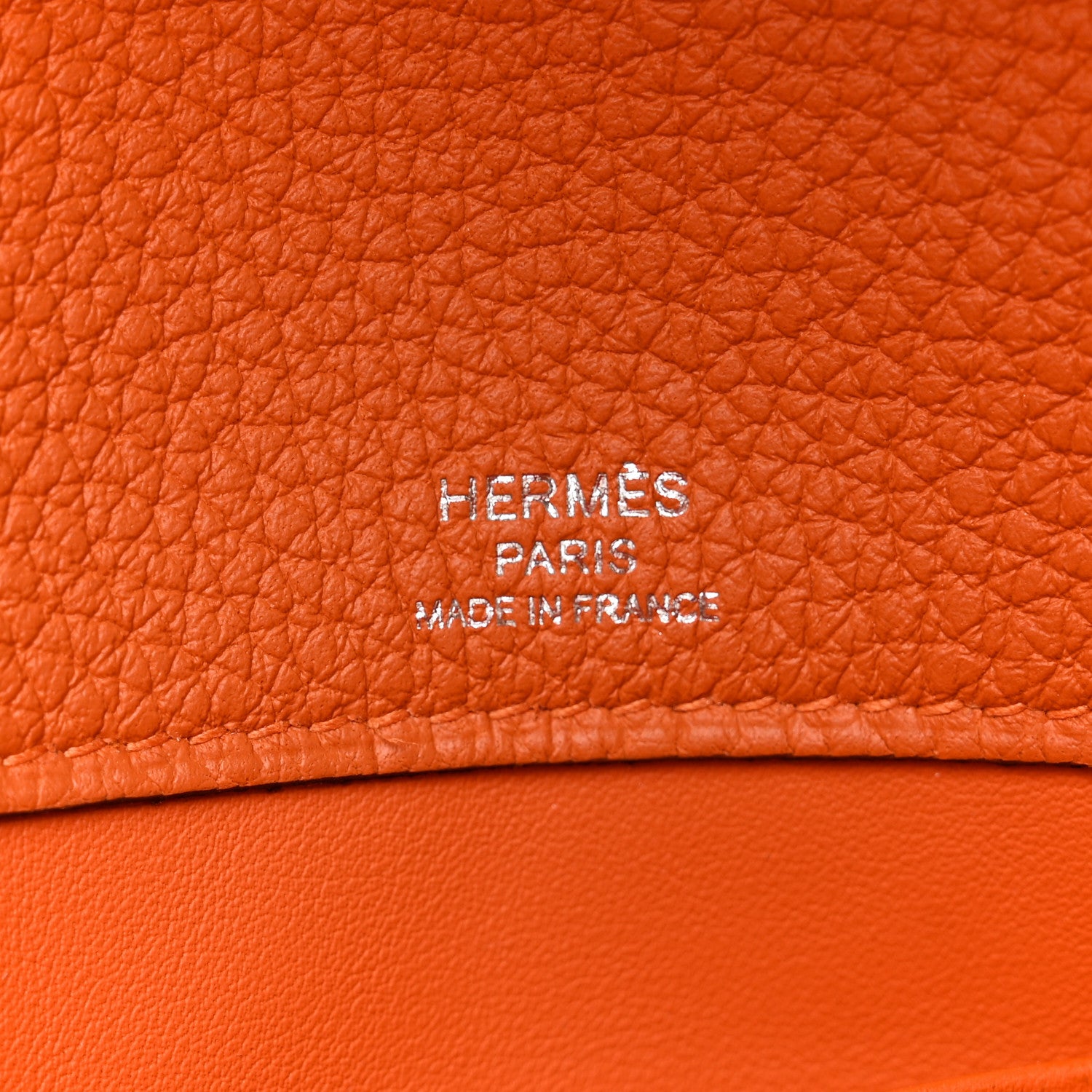 Hermes Togo Sac A Depeches 21 Messenger Bag Orange 6 of 9