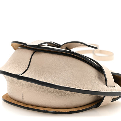 Loewe Grained Calfskin Mini Gate Crossbody Bag Light Oat 9 of 10