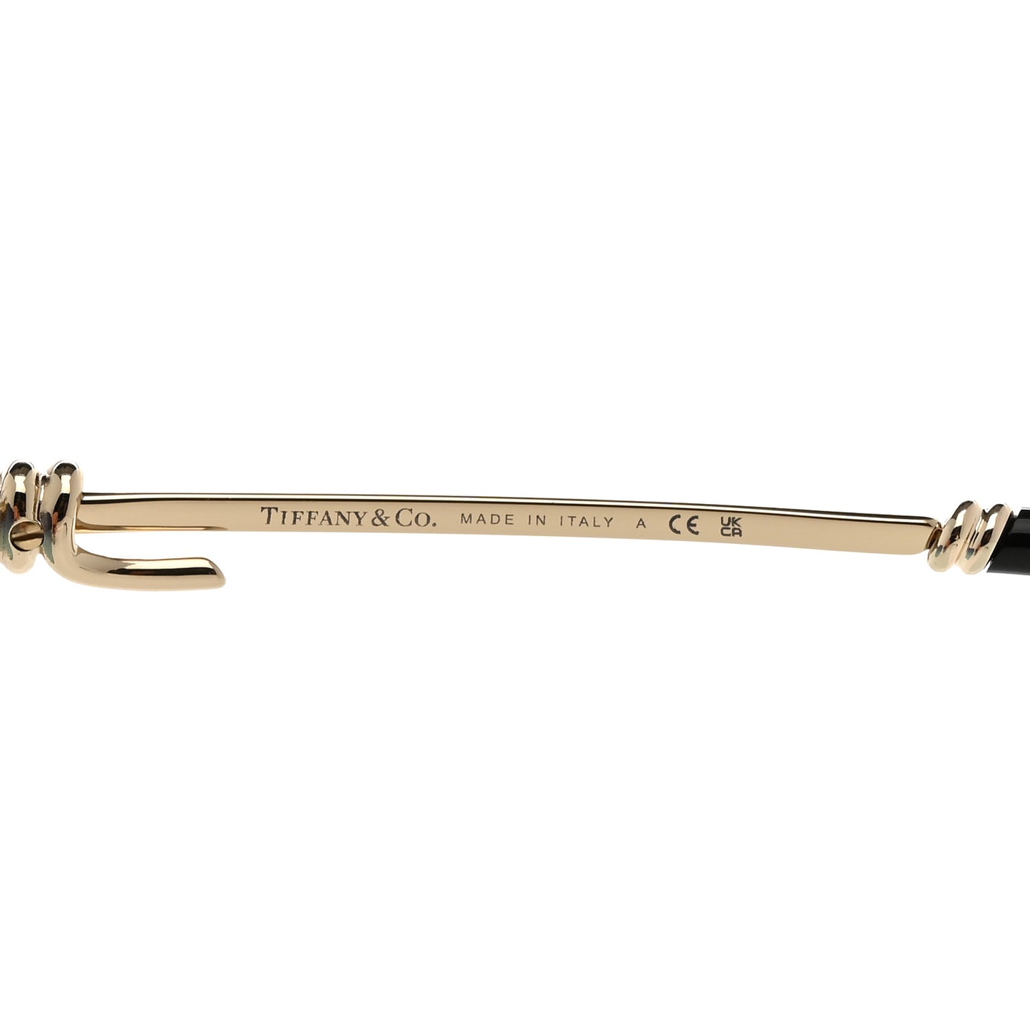 Metal Knot Aviator Sunglasses TF3116 Pale Gold