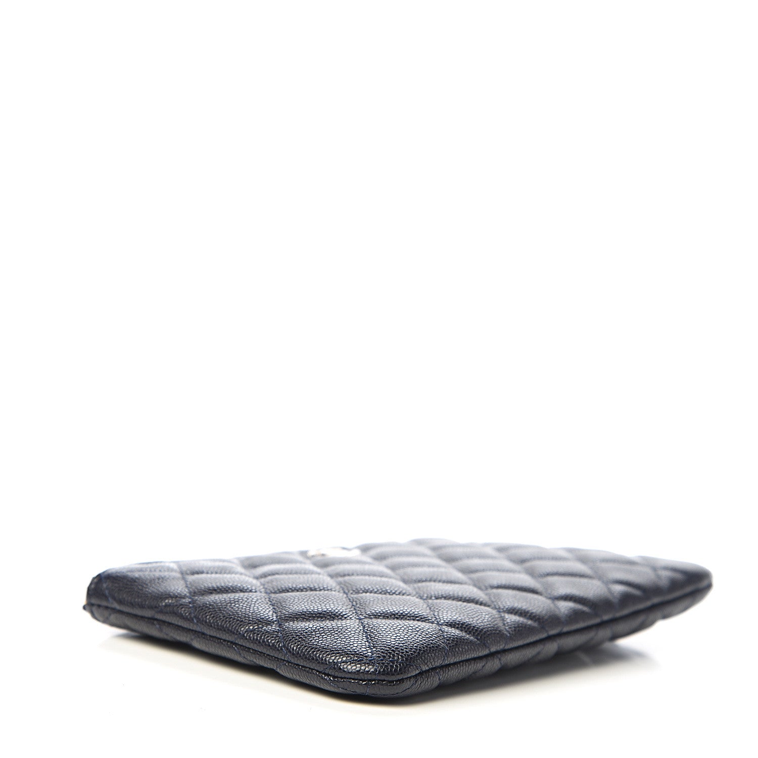 Chanel Caviar Quilted Cosmetic Case Navy 3 of 7