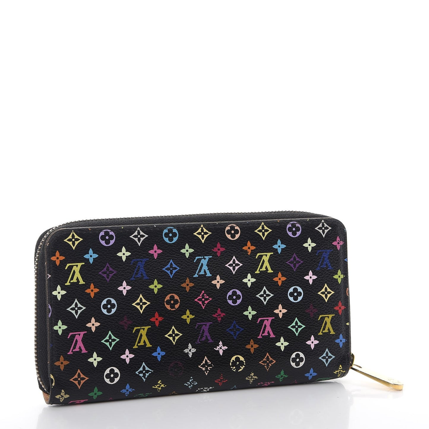 Monogram Multicolor Zippy Wallet Black