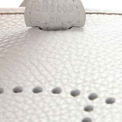 Hermes Taurillon Clemence Amazone Evelyne TPM Gris Perle Etoupe 7 of 8