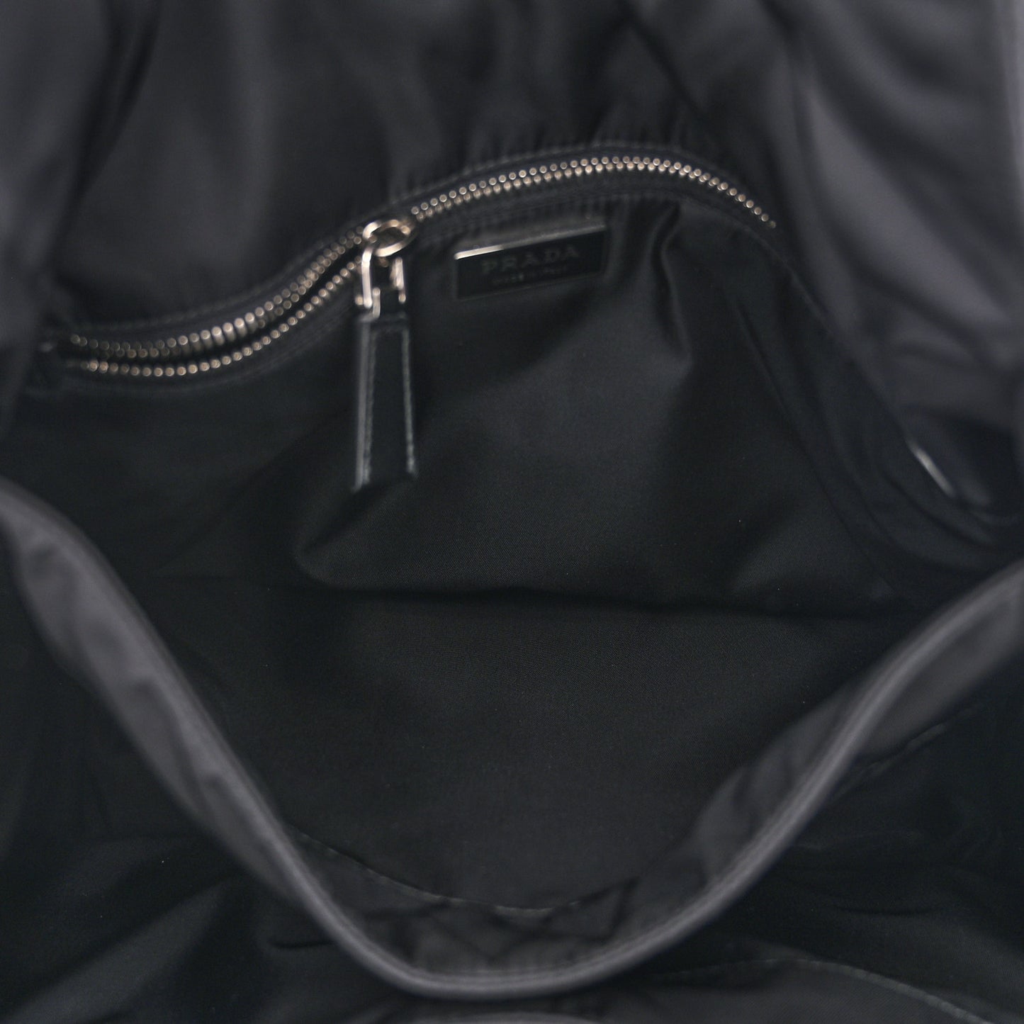 Re-Nylon Padded Large Tote Black