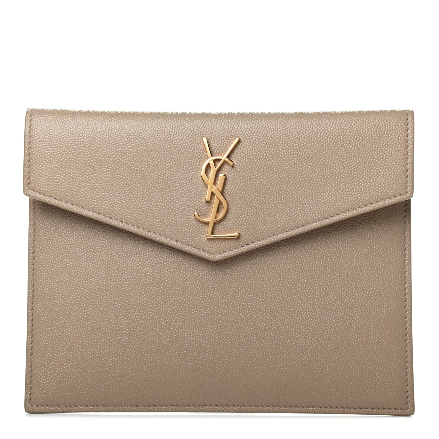 Saint Laurent Grain De Poudre Uptown Baby Pouch Beige 1 of 6
