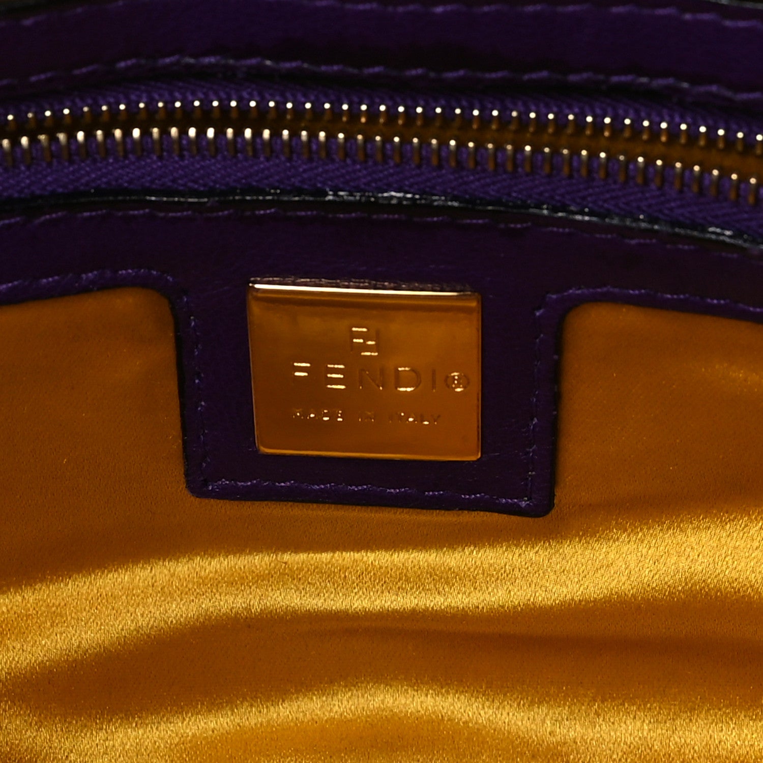 Fendi Suede Baguette Purple 6 of 11