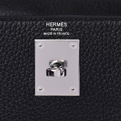 Hermes Taurillon Clemence Kelly Retourne 28 Black 6 of 38
