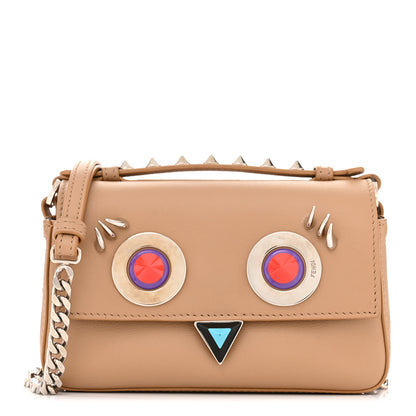 Fendi Vitello Dolce Hypnoteyes Micro Double Baguette Cuoio Bubblegum Multicolor 1 of 14