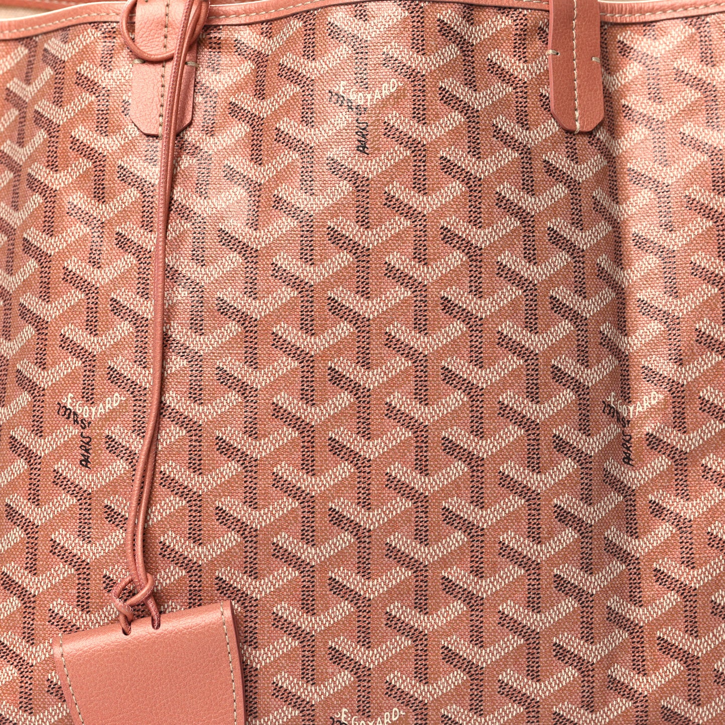 Iridescent Goyardine Saint Louis PM Pearly Coral