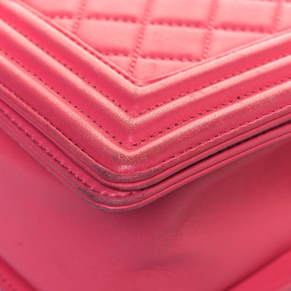 Chanel Calfskin Quilted Medium Boy Flap Pink 8 of 13