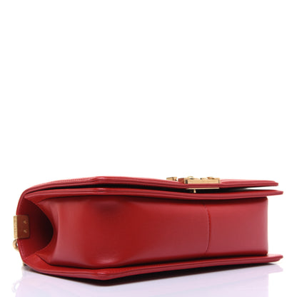 Chanel Lambskin Quilted Medium Boy Flap Red 4 of 17