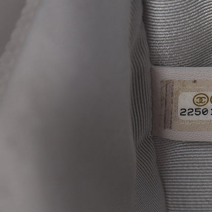 Chanel Metallic Caviar Chevron Quilted Medium Boy Flap Silver 7 of 7