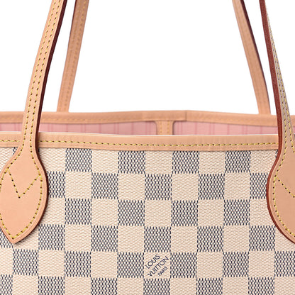 Louis Vuitton Damier Azur Neo Neverfull MM Rose Ballerine 10 of 16