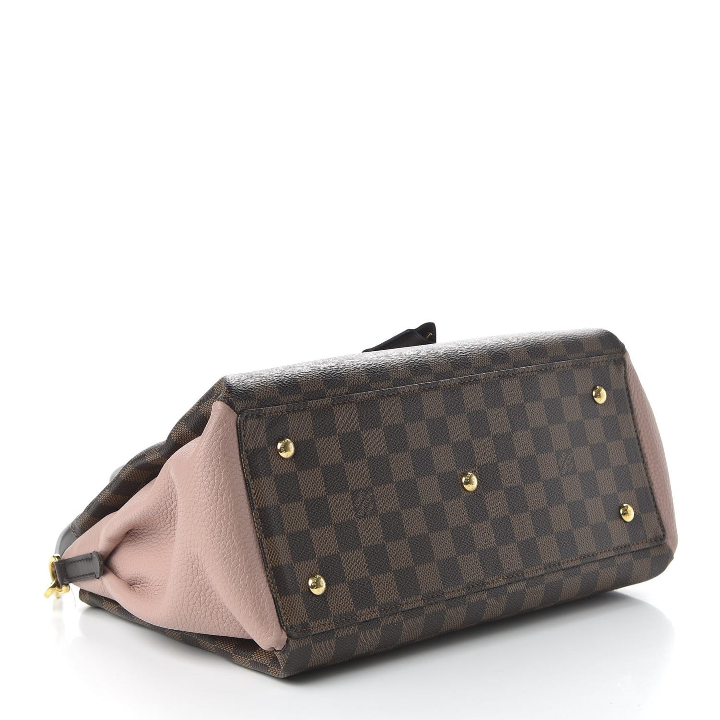 Cuir Taurillon Damier Ebene Normandy Magnolia