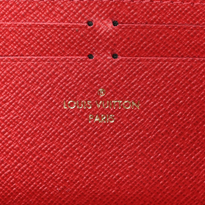 Louis Vuitton Damier Ebene Clemence Wallet Cherry 6 of 8