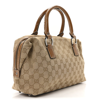 Gucci Monogram Small Boston Brown 5 of 19
