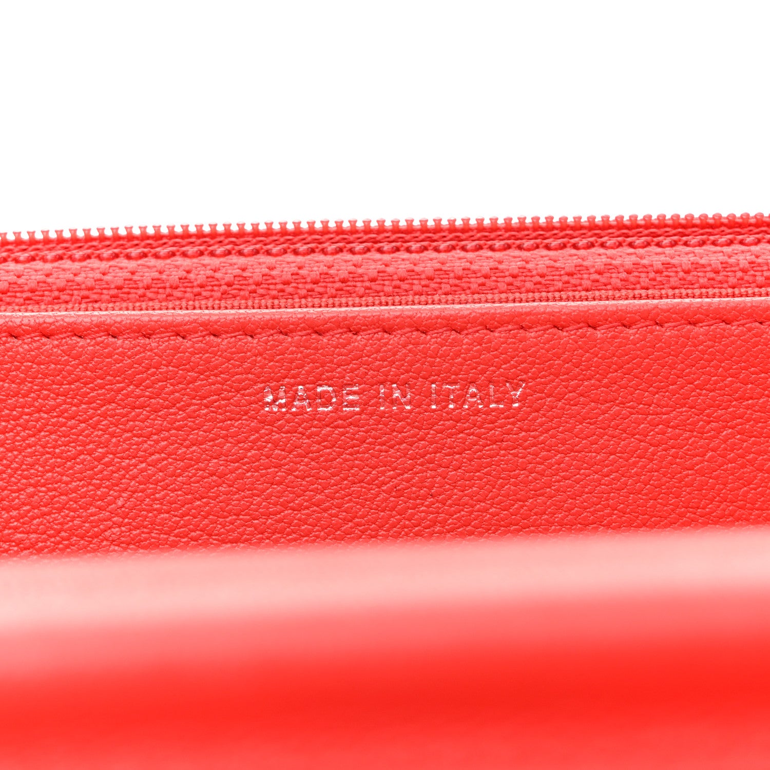Chanel Grained Calfskin Quilted CC Box Wallet On Chain WOC Red 7 of 15