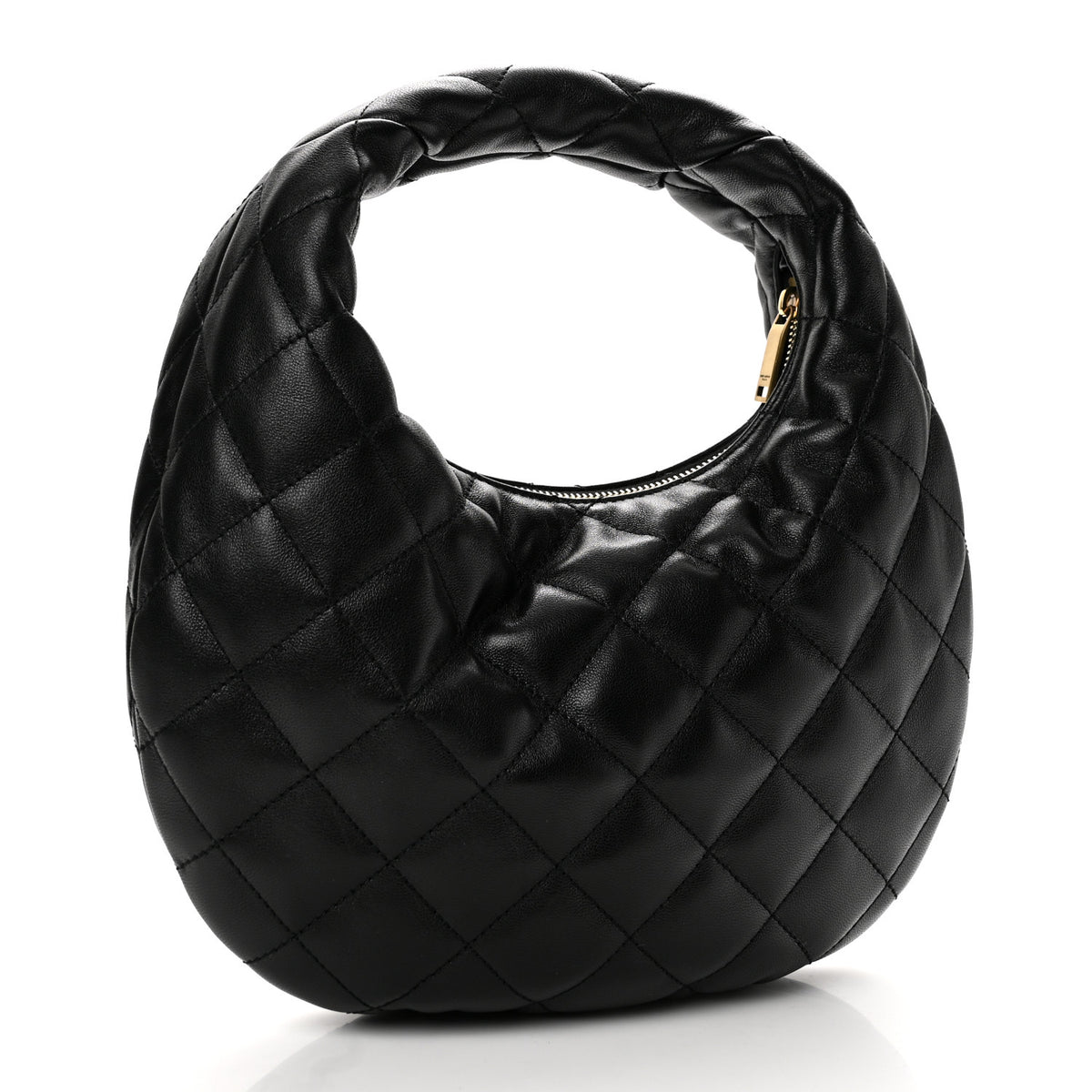 Lambskin Quilted Icarino Bag Black