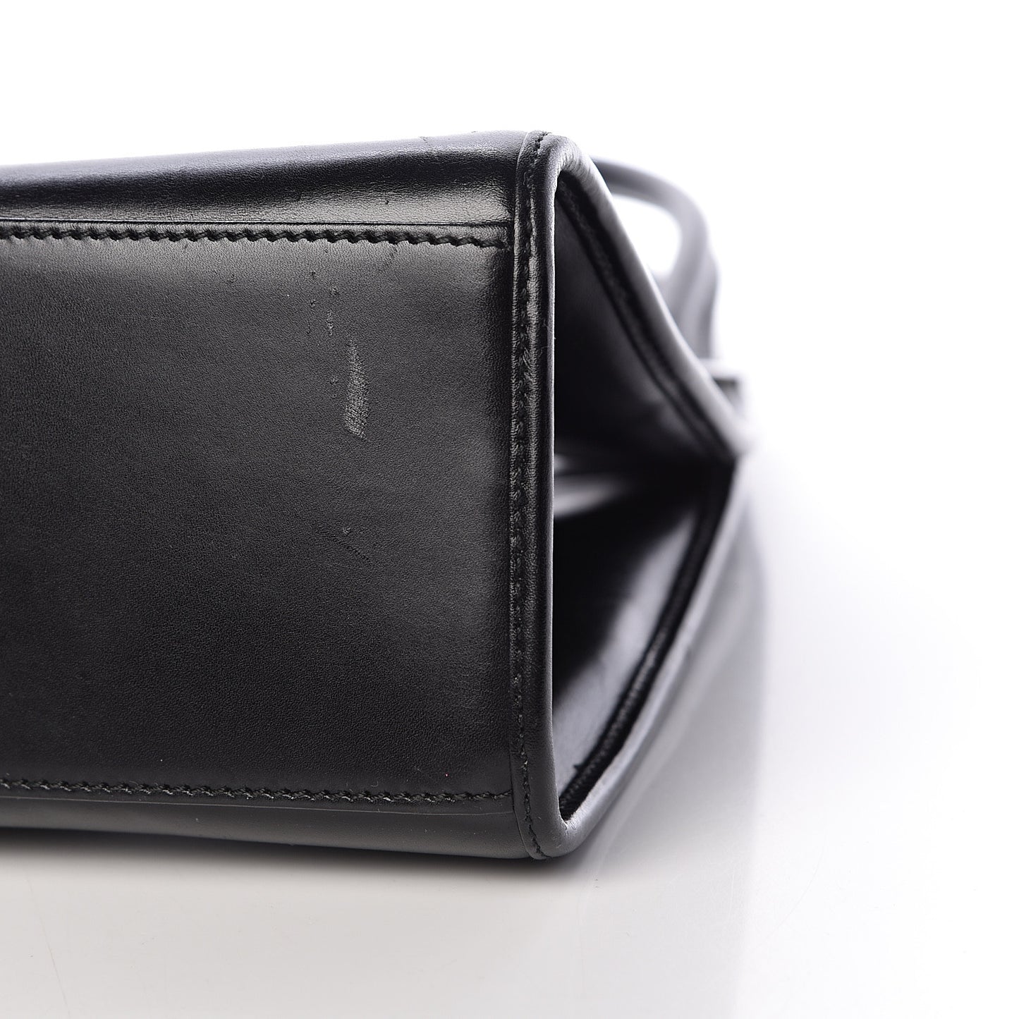 Calfskin Bardot Shoulder Bag Black
